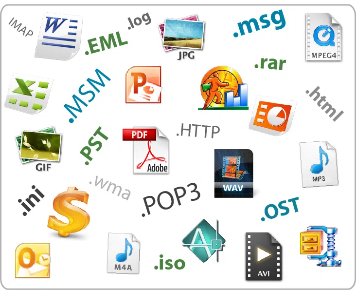 icons of computer file types